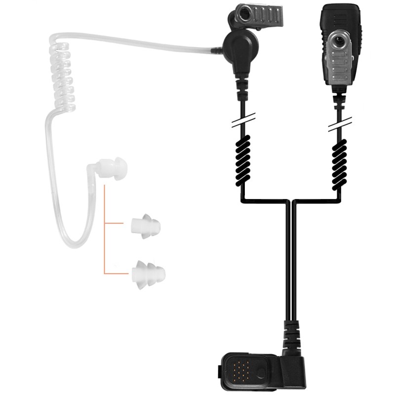 Oreillette TPH700 2 fils tube accoustique
