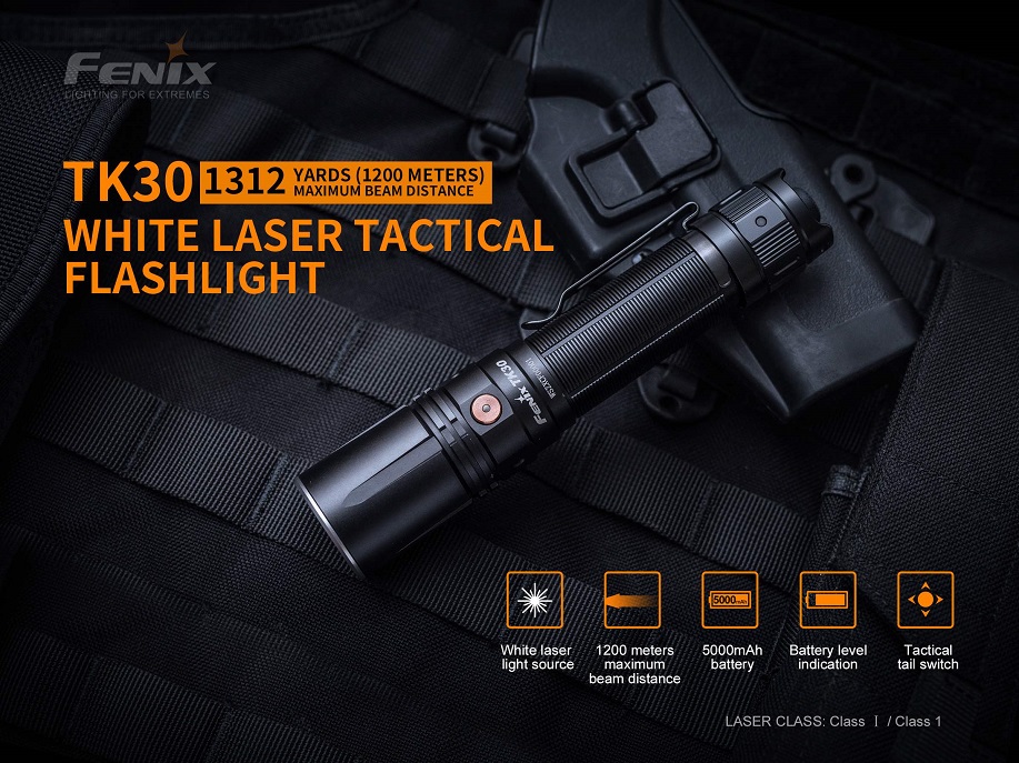 Lampe tactique à laser classe 1 Fenix TK30