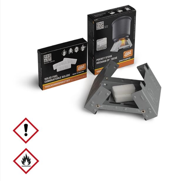 Rechaud BW Esbit® avec recharge combustible