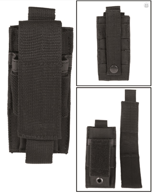 Mag.Tasche F.Pistole Single Noir