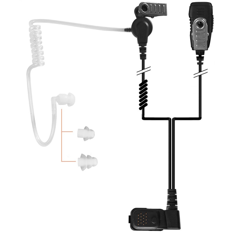 Oreillette FBI TPH700 2 fils - 1 torsadé + 1 droit
