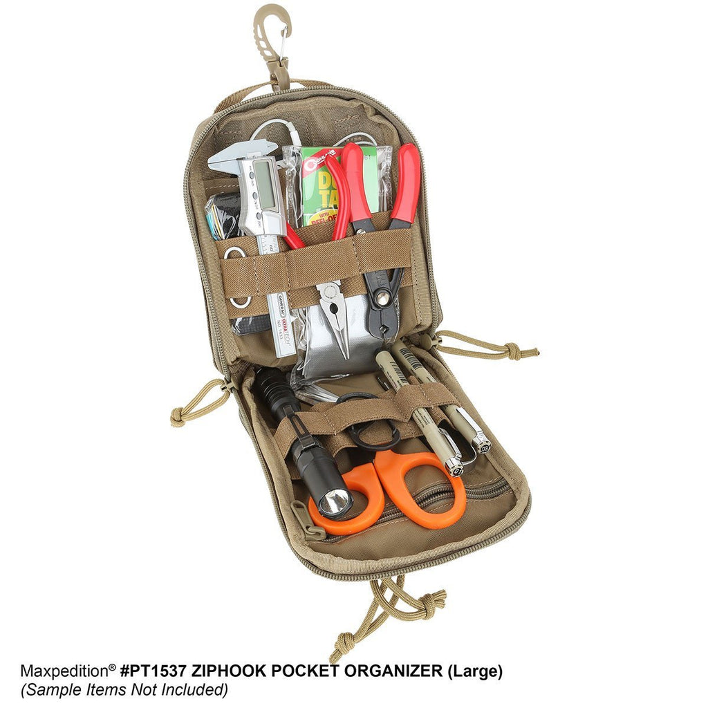 ZipHook Pocket Organizer Black
