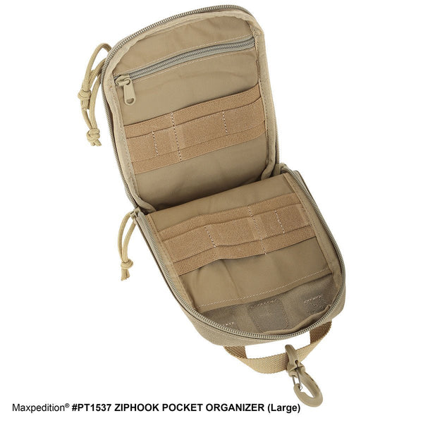 ZipHook Pocket Organizer Black