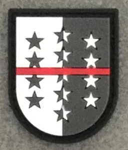 Badge VS "The Thin Blue Line Switzerland"