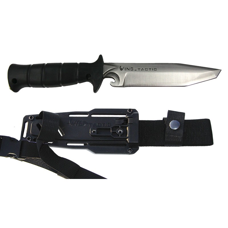 Couteau Wildsteer Wing-Tactic anthracite étui forces spéciales