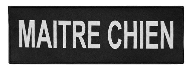 Dossard Maitre Chien noir