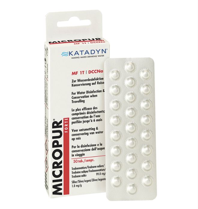 Pastilles de purification Micropur Forte MF1/50T (2x25)