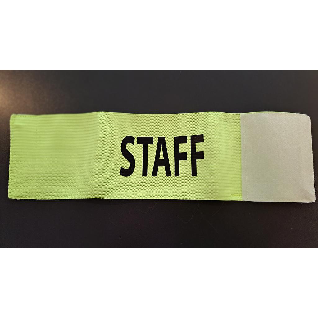 Brassard fluo &quot;STAFF&quot;