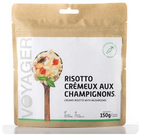 Risotto cremeux aux champignons lyophilise - 150g - 651 kcal