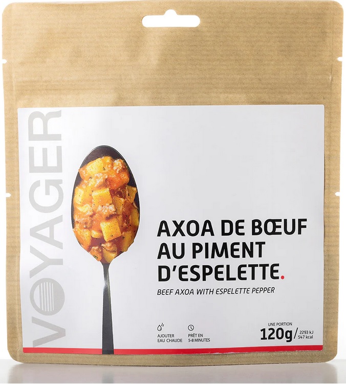 Axoa de bœuf au piment d'Espelette lyophilisé - 120g - 547 kcal