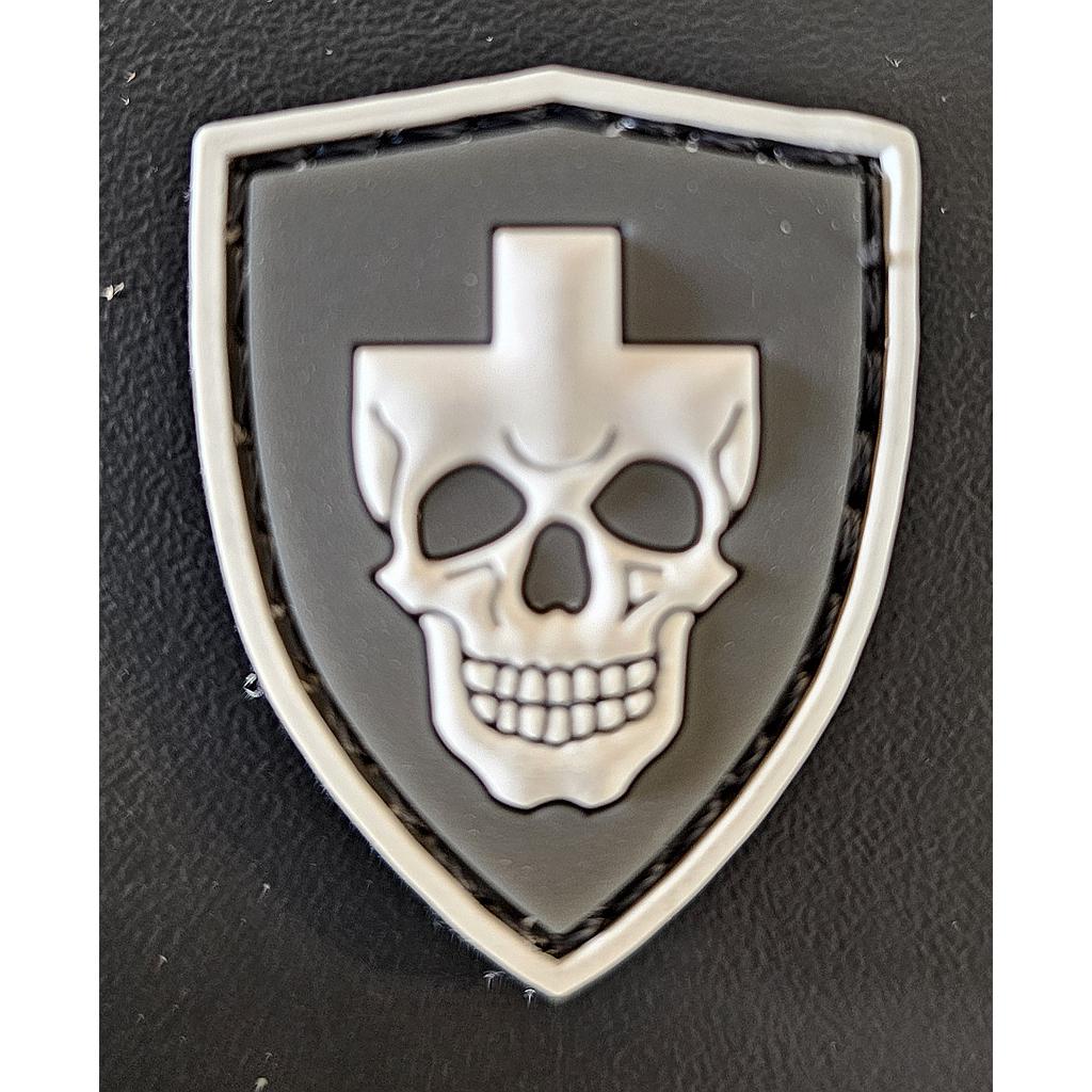 Patch &quot;Blason tête de mort&quot; Basse Visibilité