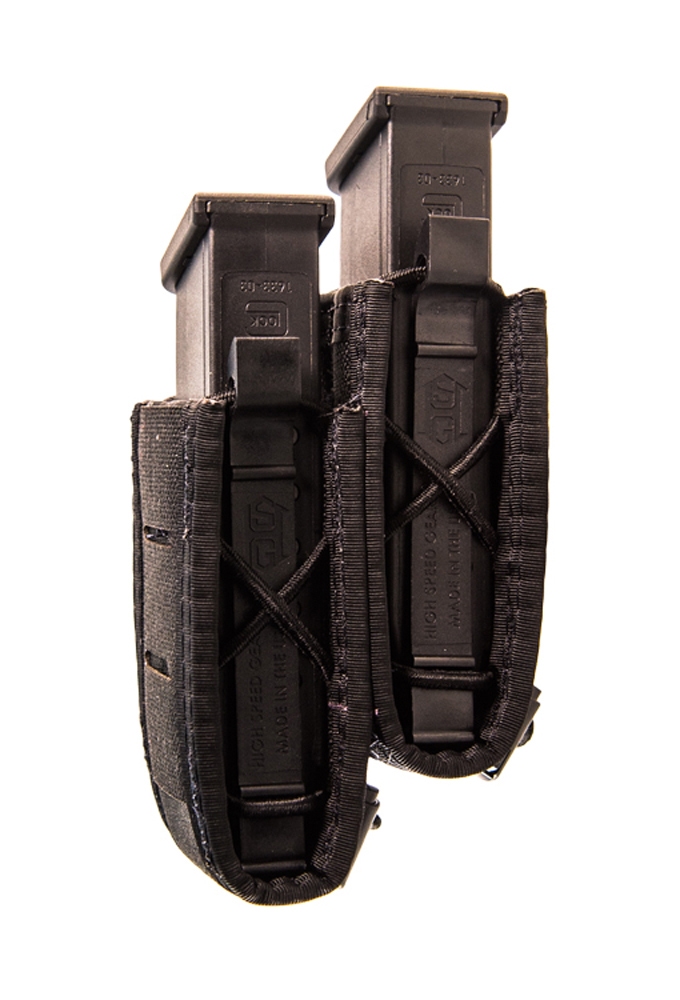 Porte-magasins HSG double noir superposé