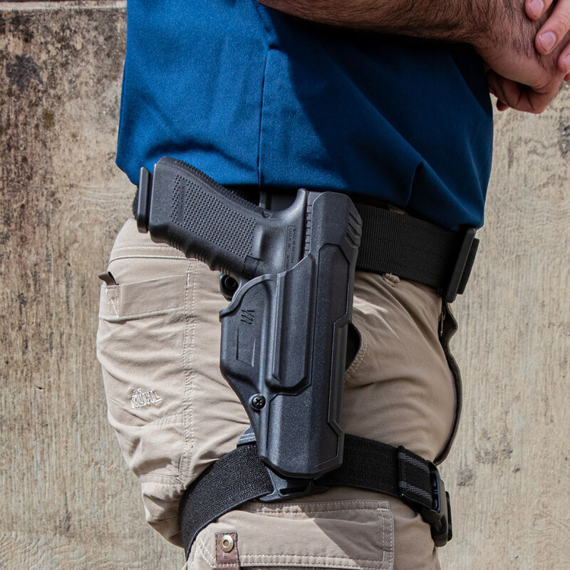 Sangle noir de cuisse pour t-series