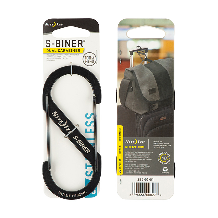 *Mousqueton S-Biner en acier inoxydable - Nite Ize